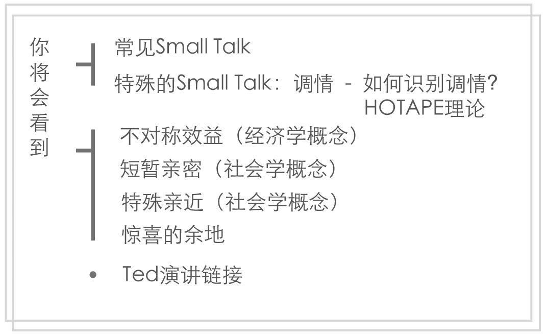 这届年轻人必备社交技能: Small Talk，不只是搭讪。